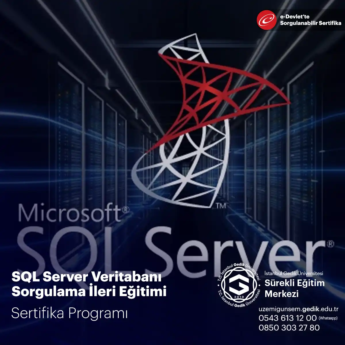 SQL Server Veritabanı Sorgulama İleri Eğitimi 